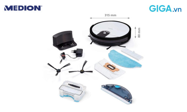 Robot hút bụi lau nhà Medion MD20011 - Hình ảnh 2